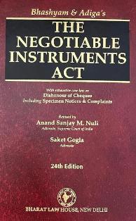  Buy THE NEGOTIABLE INSTRUMENTS ACT